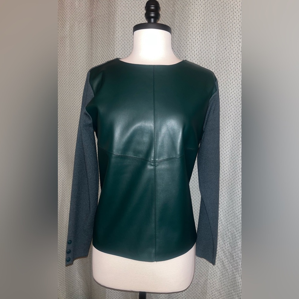 Sioni Dark Green Knit Top